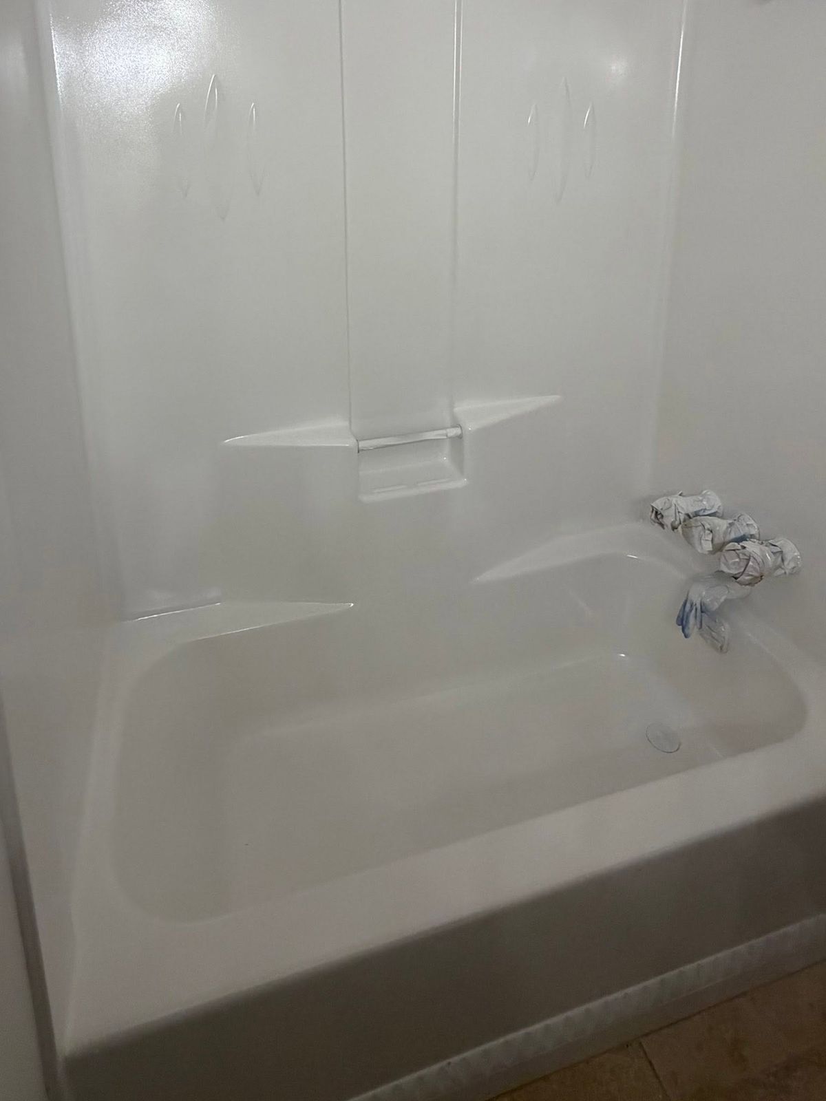 Glazed bathtub, after